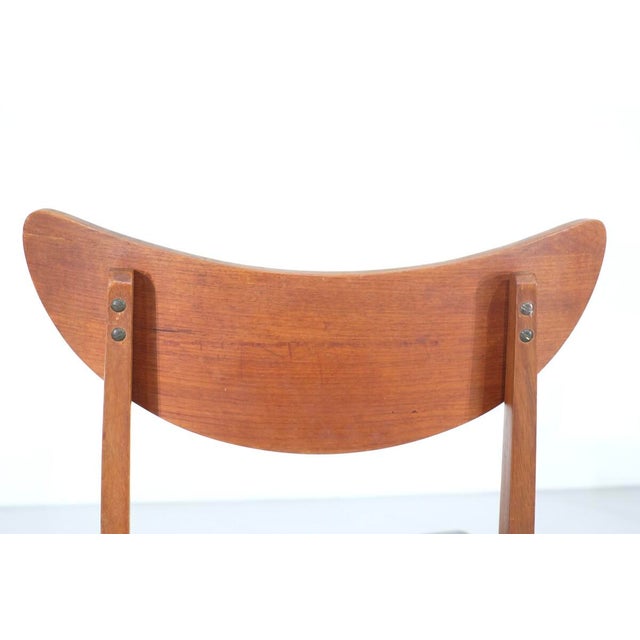 Dining Chairs in Teak, Denmark, 1960s, Set of 4 For Sale - Image 10 of 11