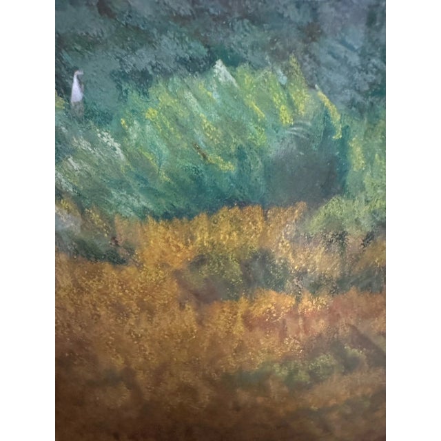 Traditional Pastel Landscape by Alma Woods Coggins For Sale - Image 3 of 6