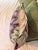 Tropical Palm Leaf Feather-Down Pillow in Berry, Lilac & Sage 18” X 18” For Sale In Charleston - Image 6 of 8