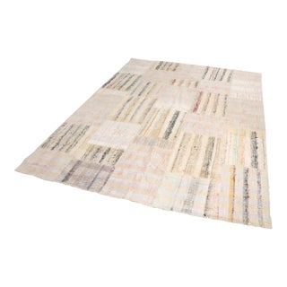 Oversize Nautral Vintage Kilim Rug For Sale