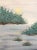 This beautiful contemporary landscape painting is 12" x 12" and is titled "Lazy Days at the Lake." It depicts a lush and...