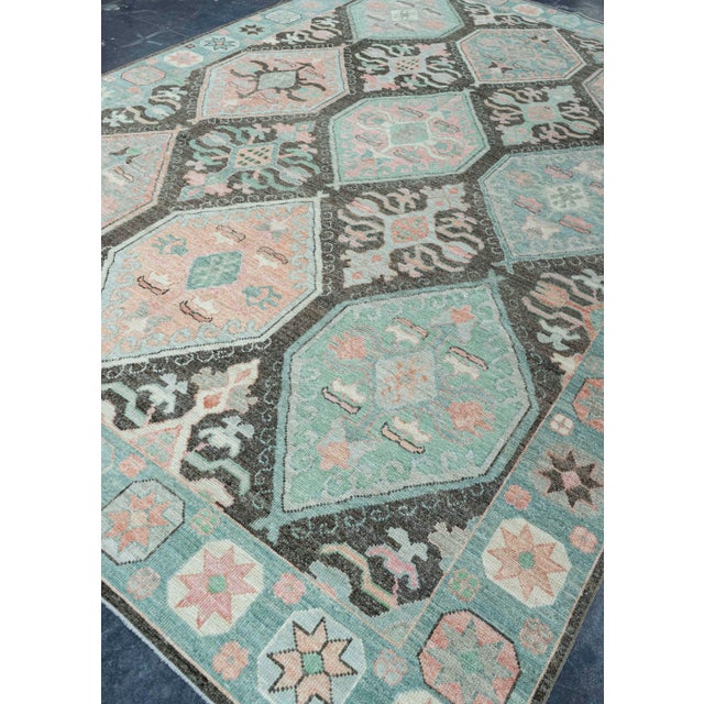 Turkish Turkish Oushak Rug 8'6" x 12'4" #20050 For Sale - Image 3 of 8