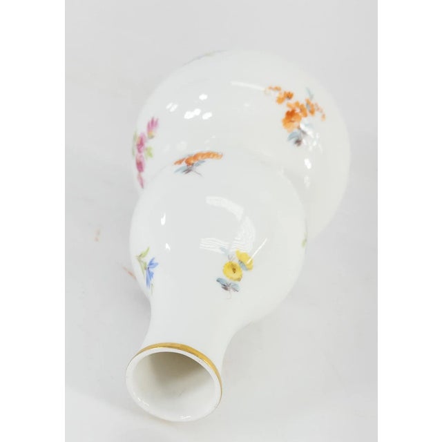 19th Century 19th Century Meissen Porcelain Double Gourd Vase For Sale - Image 5 of 11