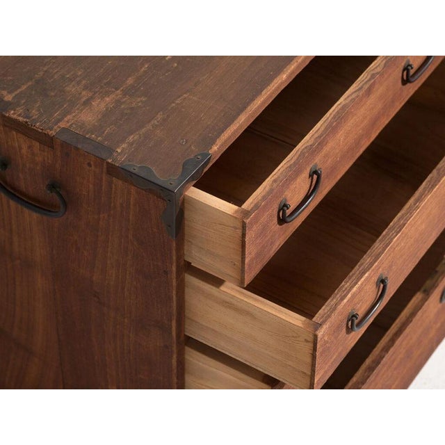 Antique Japanese Tansu Chest of Drawers For Sale - Image 5 of 13