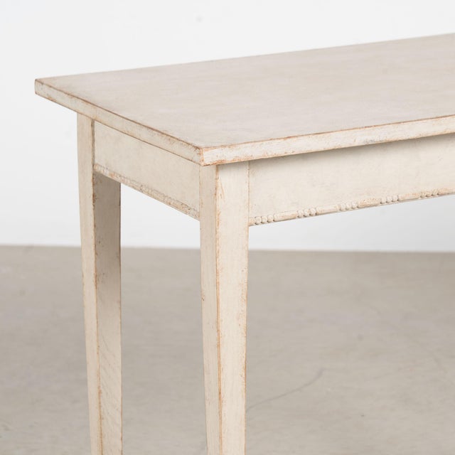 Pair, Early 20th Century Swedish Gray Side Tables For Sale - Image 9 of 13