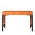 David Francis Tiffany Writing Desk - Orange For Sale - Image 4 of 9