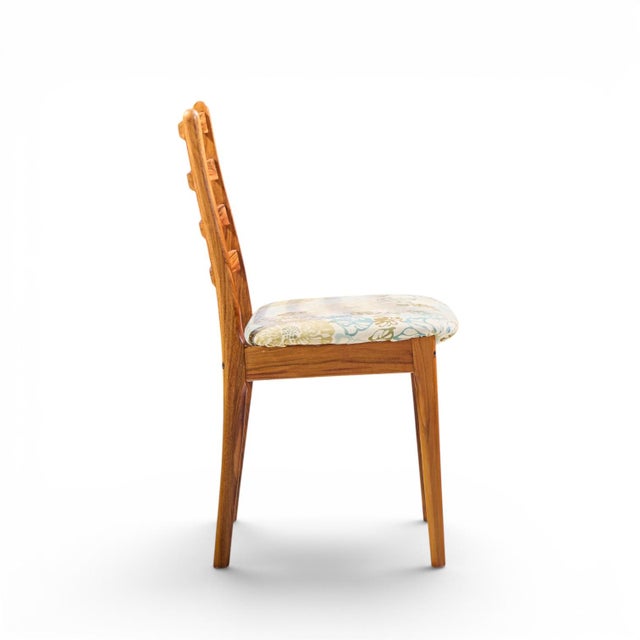 Wood Dyrlund Style Mid Century Rosewood Dining Chairs - Set of 6 For Sale - Image 7 of 10