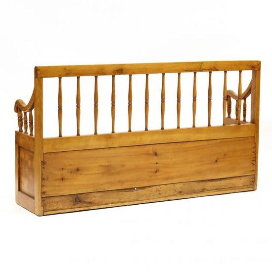 Late 19th Century Late 19th Century Scandinavian Convertible Bench / Bed For Sale - Image 5 of 5