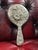 Antique Japanese Repoussé Vanity Hand Mirror, 1890s For Sale - Image 3 of 5