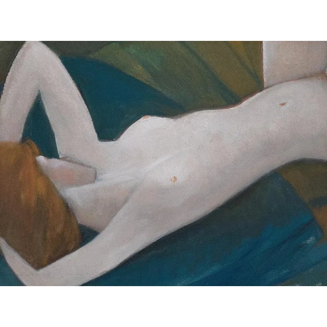 Modern Laimdots Murnieks, Dreamer, 1996, Oil on Cardboard For Sale - Image 3 of 5