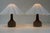 Danish Modern Ceramic Table Lamps by Jette Hellerøe for Axella, 1960s, Set of 2 For Sale - Image 6 of 18