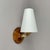 Alabaster, Birch and Pleated Fabric Wall Light, Sweden, 1920s For Sale - Image 17 of 18