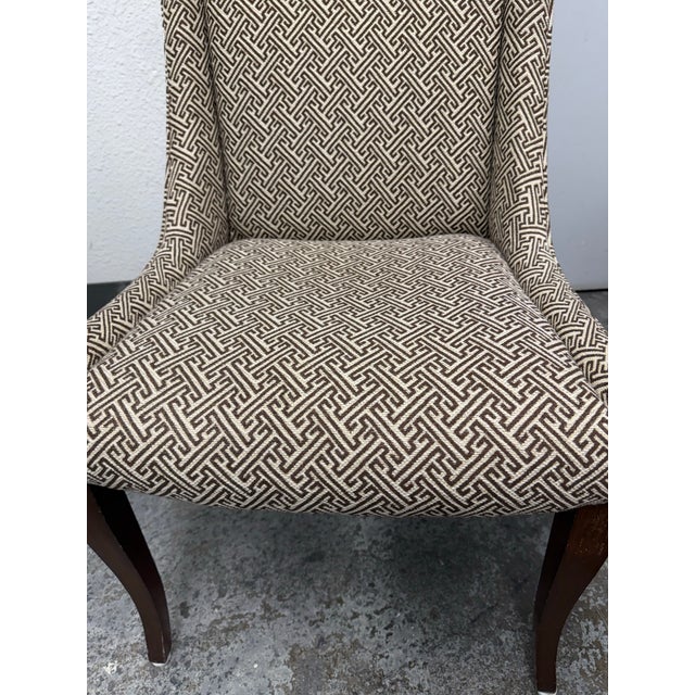 Custom Design Dining Chairs With Splayed Legs, Pair For Sale In San Francisco - Image 6 of 12