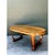 Vintage Art Deco Scalloped Edge Burl Wood Center Hall Table For Sale - Image 11 of 14