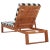 Contemporary Solano Sunlounger - Natural/Navy Stripe For Sale - Image 3 of 12