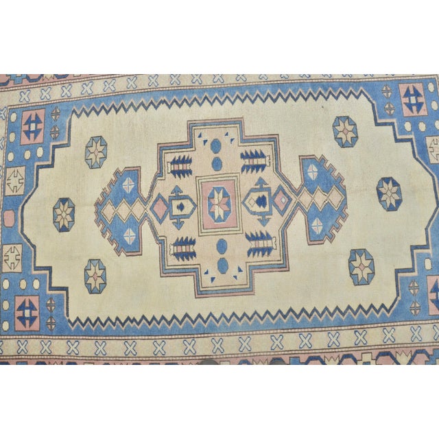 Textile 1960s Wool Handmade Modern Turkey Oversize Rug For Sale - Image 7 of 11