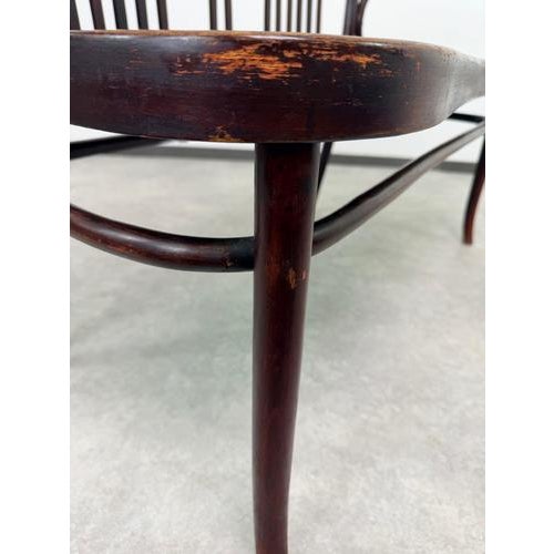Brown Art Nouveau Viennese Bentwood Seating Suite from Gebrüder Thonet, 1890s, Set of 3 For Sale - Image 8 of 18