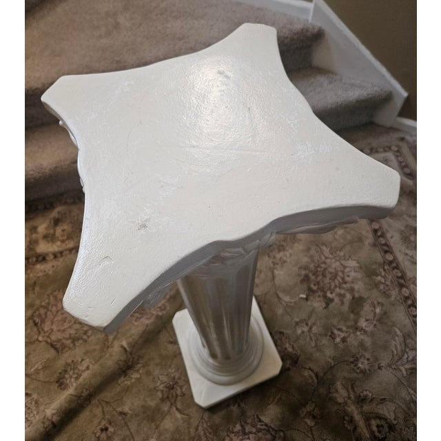 Neoclassical Corinthian Ionic Column Pedestal Stand For Sale - Image 3 of 8