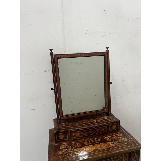 Dutch Marquetry Dressing Table, 19th Century For Sale - Image 17 of 18