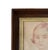 Art Deco Antique 1920’s Era Portrait of a Girl in an Mahogany and Gilt Well Frame For Sale - Image 3 of 5