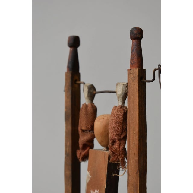 Early 20th Century Vintage Folk Art Acrobat Whirligig, Circa 1st-Half 20th Century For Sale - Image 5 of 18