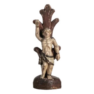 Goan Artist, Saint Sebastian, 1800s, Polychrome Wood For Sale