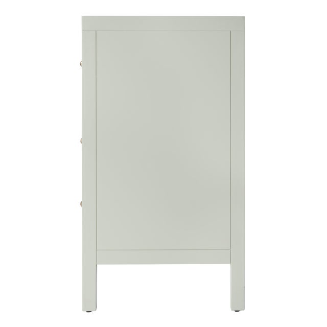 Nora 34 in. W Wood 3 Drawer Chest, Sage Green For Sale In Chicago - Image 6 of 9