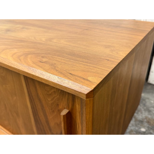 Room & Board Grove Walnut Media Cabinet For Sale - Image 9 of 12