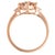 2000 - 2009 14KR Morganite(1.35) & Diamond Ring, size 7 For Sale - Image 5 of 5