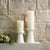 Kenneth Ludwig Chicago Modern Marble Candle Holder (Set of 2) For Sale - Image 4 of 6