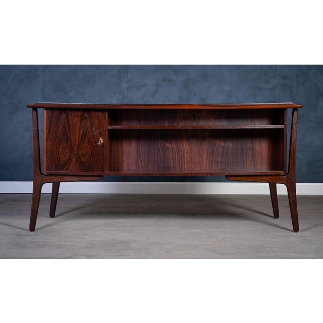 Vintage Rosewood Desk by Svend Åge Madsen for H.P. Hansen, 1960s For Sale - Image 15 of 18