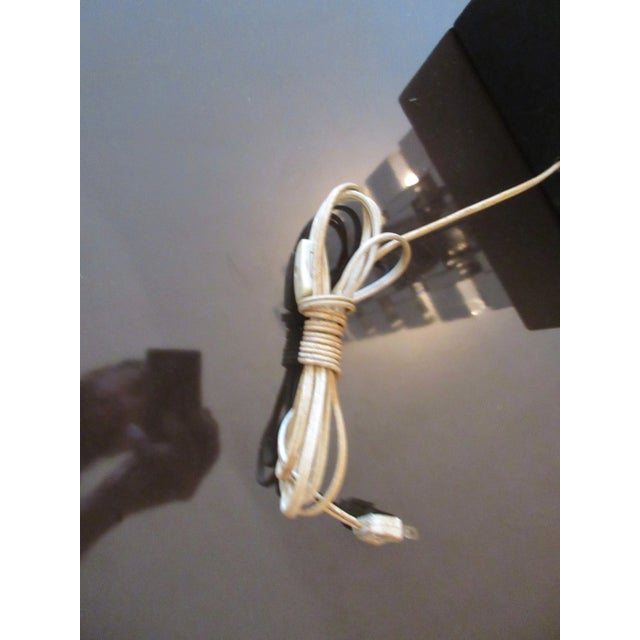 Curtis Jere 1970s Curtis Jere Mid-Century Stacked Chrome Geometric Skyscraper Lamp For Sale - Image 4 of 13