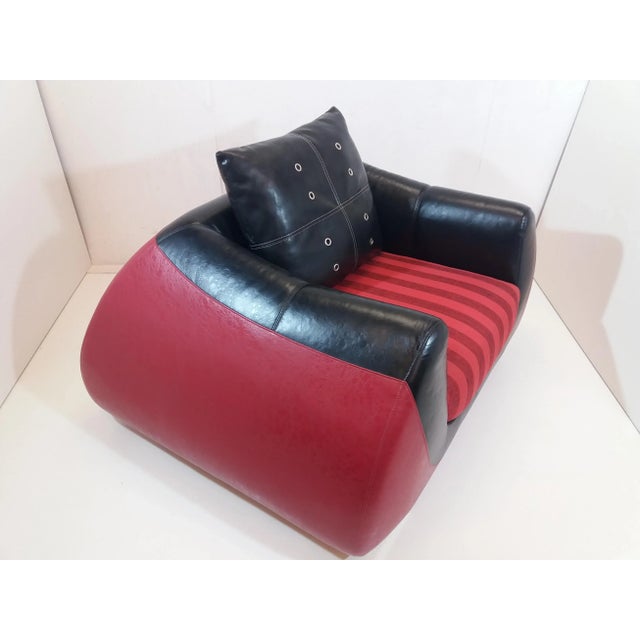 Large Leather Armchair, 1960s For Sale - Image 7 of 18