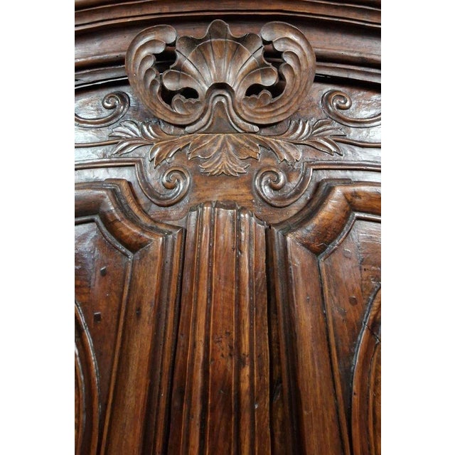 Important louis xv wedding armoire in walnut and burl wood – rhône valley – 18th century a remarkable louis xv period...