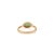 Metal Art Deco High Quality Zambian Emerald Halo Diamond Ring Size 5 in 14k Gold For Sale - Image 7 of 17