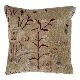 Vintage Turkish Rug Pillow For Sale