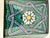 Antique German hexagonal covered ceramic box made by Wachtersbach art department and designed by Christian Neureuther...