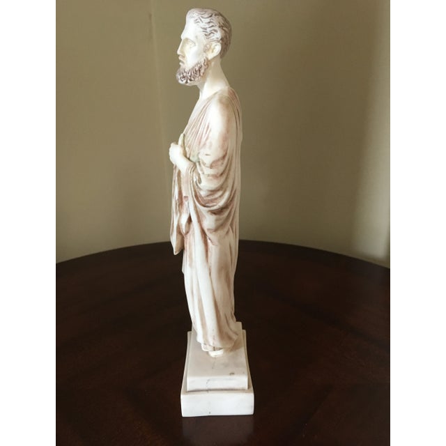 1960s Vintage Hippocrates Statue For Sale - Image 10 of 13