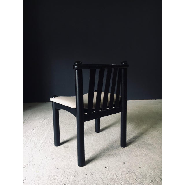 Brutalist Black Dining Chairs, Germany, 1970s, Set of 4 For Sale - Image 11 of 18