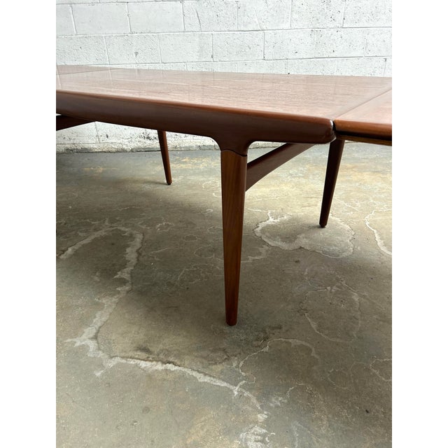 Wood Danish Extendable Teak Dining Table by Johannes Andersen for Uldum Mobelfabrik, 1960 For Sale - Image 7 of 11
