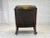 Chesterfield Rocking Chair in Green Leather and Teak, 1950s For Sale - Image 6 of 17