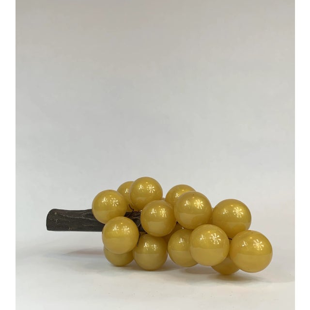 Gold Mid Century Lucite Grape Cluster For Sale - Image 8 of 8