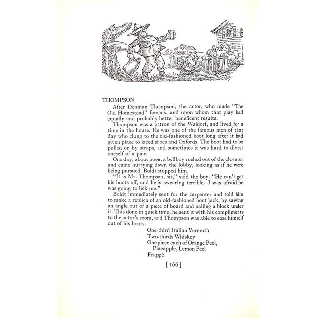 "Old Waldorf Bar Days" 1931 Crockett, Albert Stevens For Sale In New York - Image 6 of 11