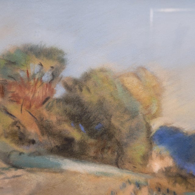 French School Artist, Vineyard in Provence, Early 20th Century, Pastel on Paper, Framed For Sale - Image 9 of 18