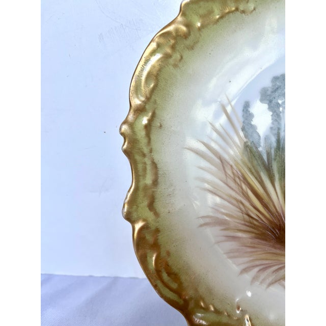 Antique French Limoges Game Bird Cabinet Plates - Coiffe & Cie, Pair For Sale - Image 12 of 18
