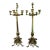 Circa 1890 Grand Tour Roman Bronze Candelabra Attributed to Barbedienne Foundry - a Pair For Sale