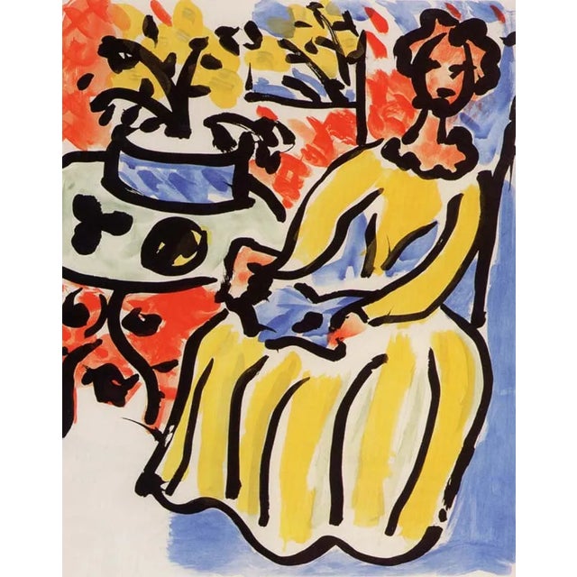 Artist: Henri Matisse Country: France Title: Marie-Jose en Robe Jaune Medium: Giclee on watercolor paper Marks: Ltd...