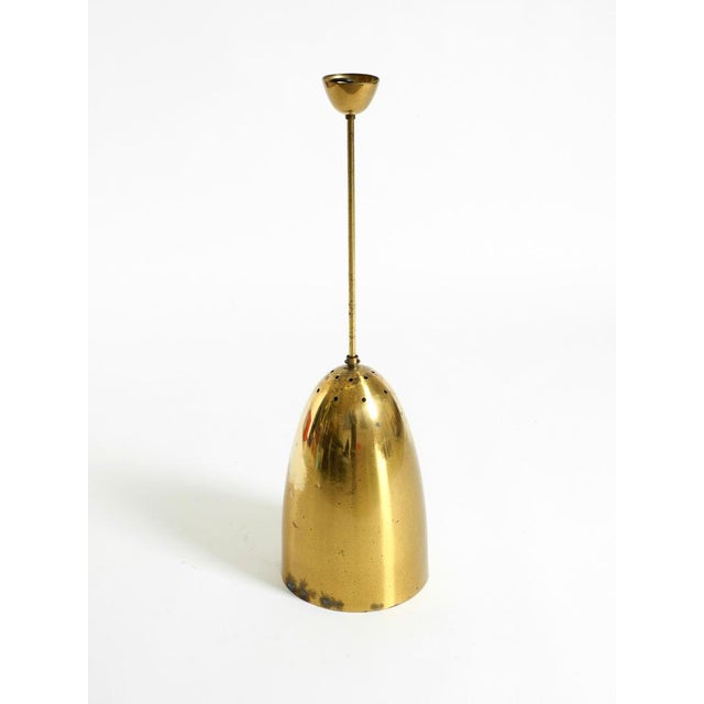 Mid-Century Modern Brass Height-Adjustable Pendant Lamp, 1950s For Sale - Image 13 of 18