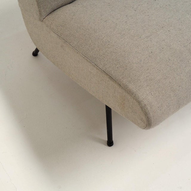 Gray Breda Lounge Chair by Pierre Guariche for Meurop, 1960s For Sale - Image 8 of 11