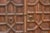 Wood Antique Indian Haveli Portal Carved Teak Door For Sale - Image 7 of 12
